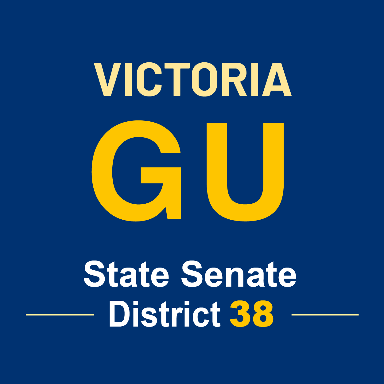 Logo for Victoria Gu - RI State Senate District 38